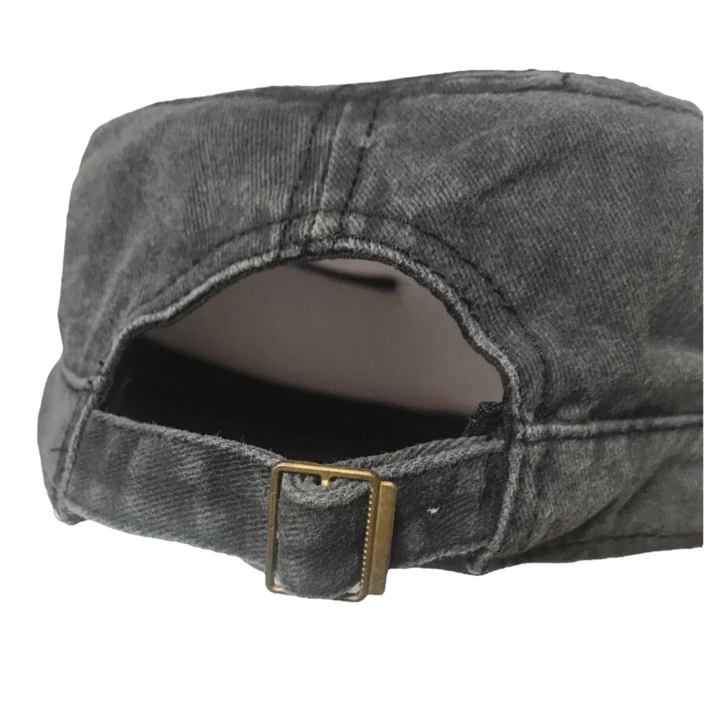 LAST ONE: Military inspired distressed adjustable women’s trendy cadet hat - Picture 3 of 3